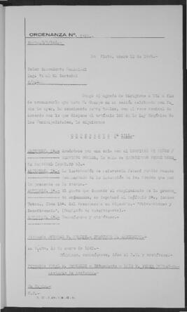 Ordenanza n° 1311 de 1949