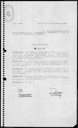 Ordenanza n° 8854 de 1997