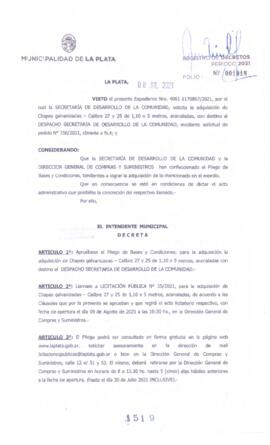 Decreto nº 1519 de 2021, GARRO, Julio cesar