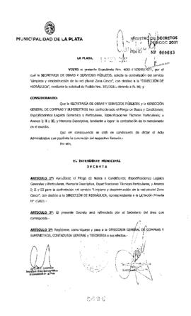 Decreto nº 490 de 2021, GARRO, Julio cesar