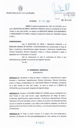 Decreto nº 4021 de 2022, GARRO, Julio cesar