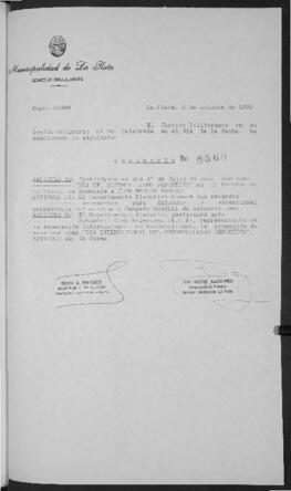 Ordenanza n° 8560 de 1995