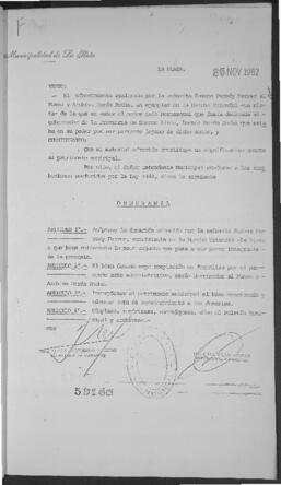 Ordenanza n° 5314 de 1982