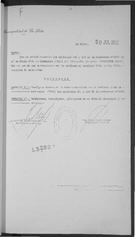 Ordenanza n° 5232 de 1982