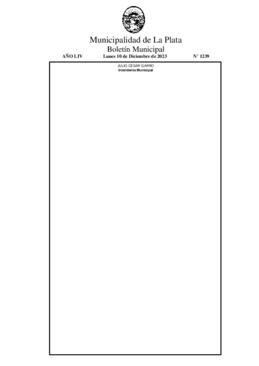 Boletín Municipal nº 1239 - domingo, 10 de diciembre de 2023