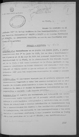Ordenanza n° 4320 de 1976