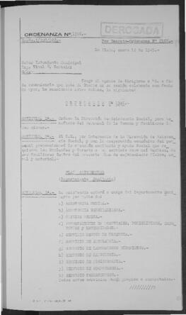 Ordenanza n° 1346 de 1949