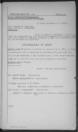 Ordenanza n° 3239 de 1964