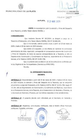 Decreto nº 620 de 2025, ALAK, Julio Cesar