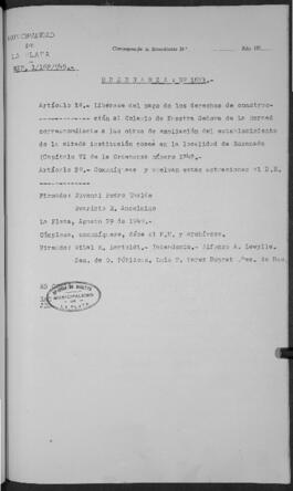 Ordenanza n° 1673 de 1949