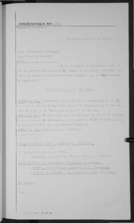 Ordenanza n° 1463 de 1949
