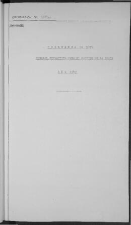 Ordenanza n° 1824 de 1949