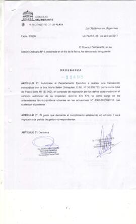 Ordenanza nº 11498 de 2017