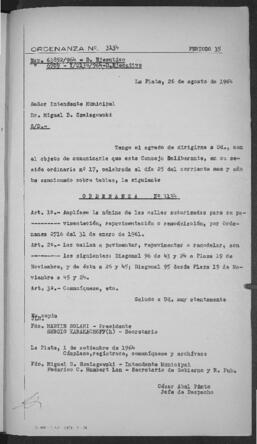 Ordenanza n° 3134 de 1964