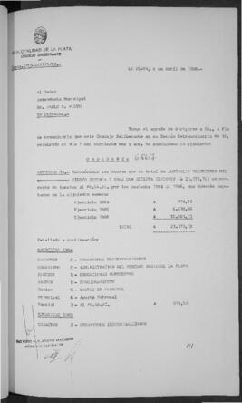 Ordenanza n° 6867 de 1988