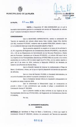 Decreto nº 860 de 2024, ALAK, Julio Cesar