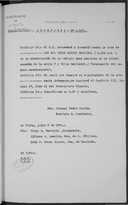Ordenanza n° 1565 de 1949