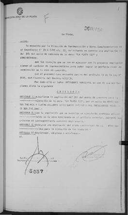 Ordenanza n° 5057 de 1981
