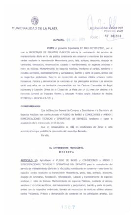 Decreto nº 1507 de 2021, GARRO, Julio cesar