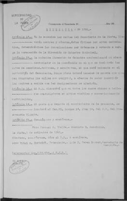 Ordenanza n° 1701 de 1949