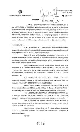 Decreto nº 2030 de 2020, GARRO, Julio cesar