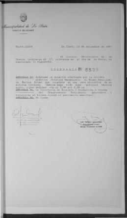 Ordenanza n° 8539 de 1995