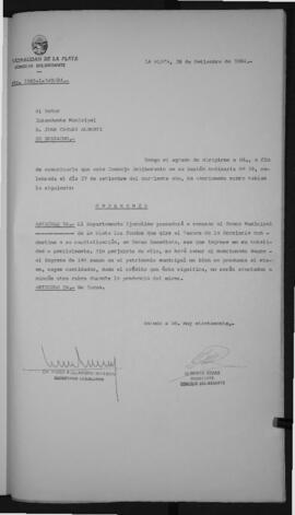 Ordenanza n° 5685 de 1984