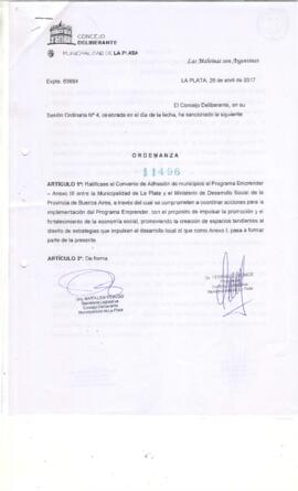 Ordenanza nº 11496 de 2017