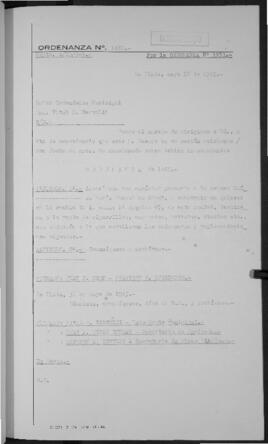 Ordenanza n° 1462 de 1949
