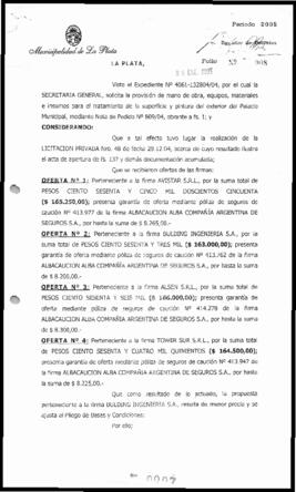 Decreto n° 7 de 2005, Alak, Julio Cesar