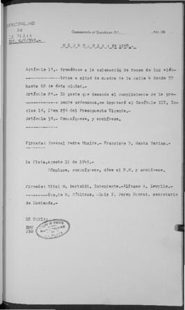 Ordenanza n° 1658 de 1949