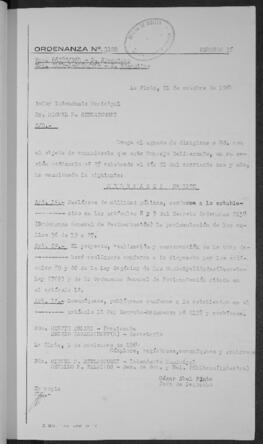 Ordenanza n° 3192 de 1964