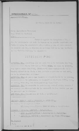 Ordenanza n° 1443 de 1949