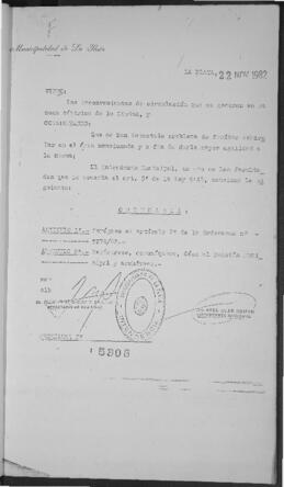 Ordenanza n° 5308 de 1982