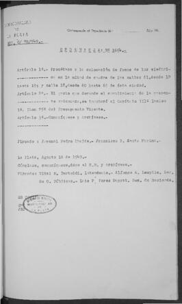Ordenanza n° 1664 de 1949