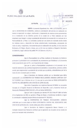 Decreto nº 2328 de 2021, GARRO, Julio cesar