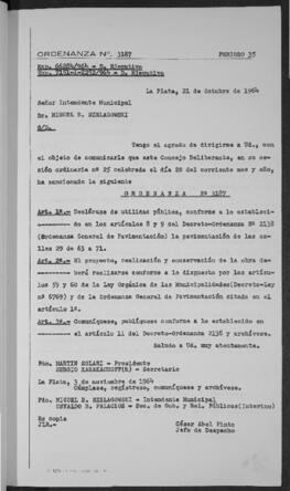 Ordenanza n° 3187 de 1964