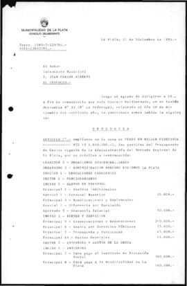 Ordenanza n° 5792 de 1984