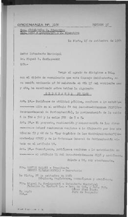 Ordenanza n° 3160 de 1964