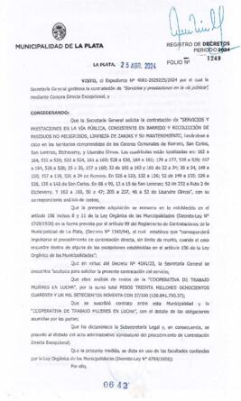 Decreto nº 642 de 2024, ALAK, Julio Cesar