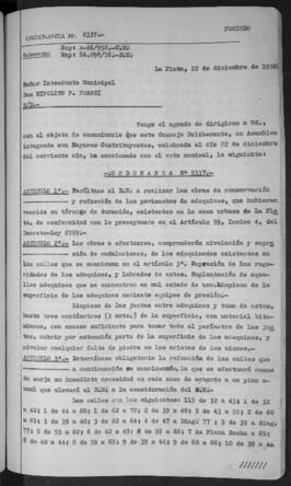 Ordenanza n° 2337 de 1958