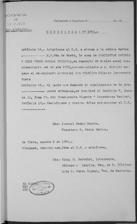 Ordenanza n° 1643 de 1949