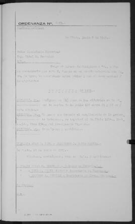 Ordenanza n° 1499 de 1949