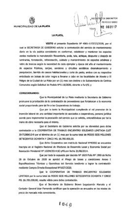Decreto nº 1646 de 2020, GARRO, Julio cesar
