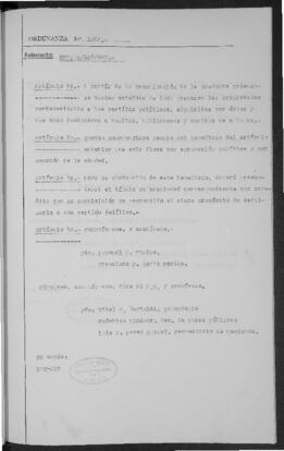 Ordenanza n° 1766 de 1949
