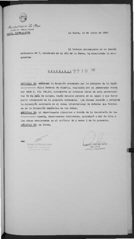 Ordenanza n° 7719 de 1991