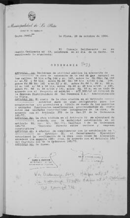 Ordenanza n° 8423 de 1994