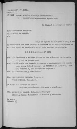 Ordenanza n° 2273 de 1958