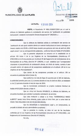 Decreto nº 812 de 2024, ALAK, Julio Cesar
