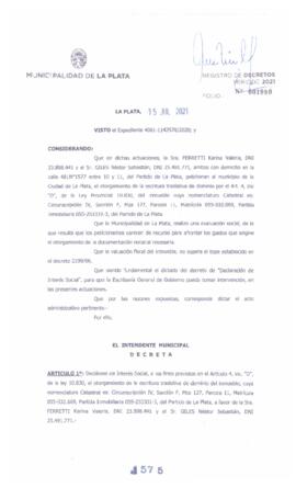 Decreto nº 1575 de 2021, GARRO, Julio cesar